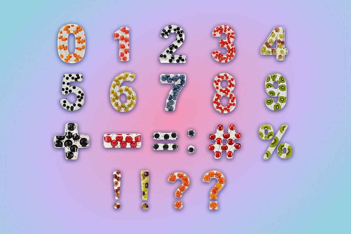 Fruit & Berry Alphabet, an Object Graphic by lokfrid (Photo 2 of 6)