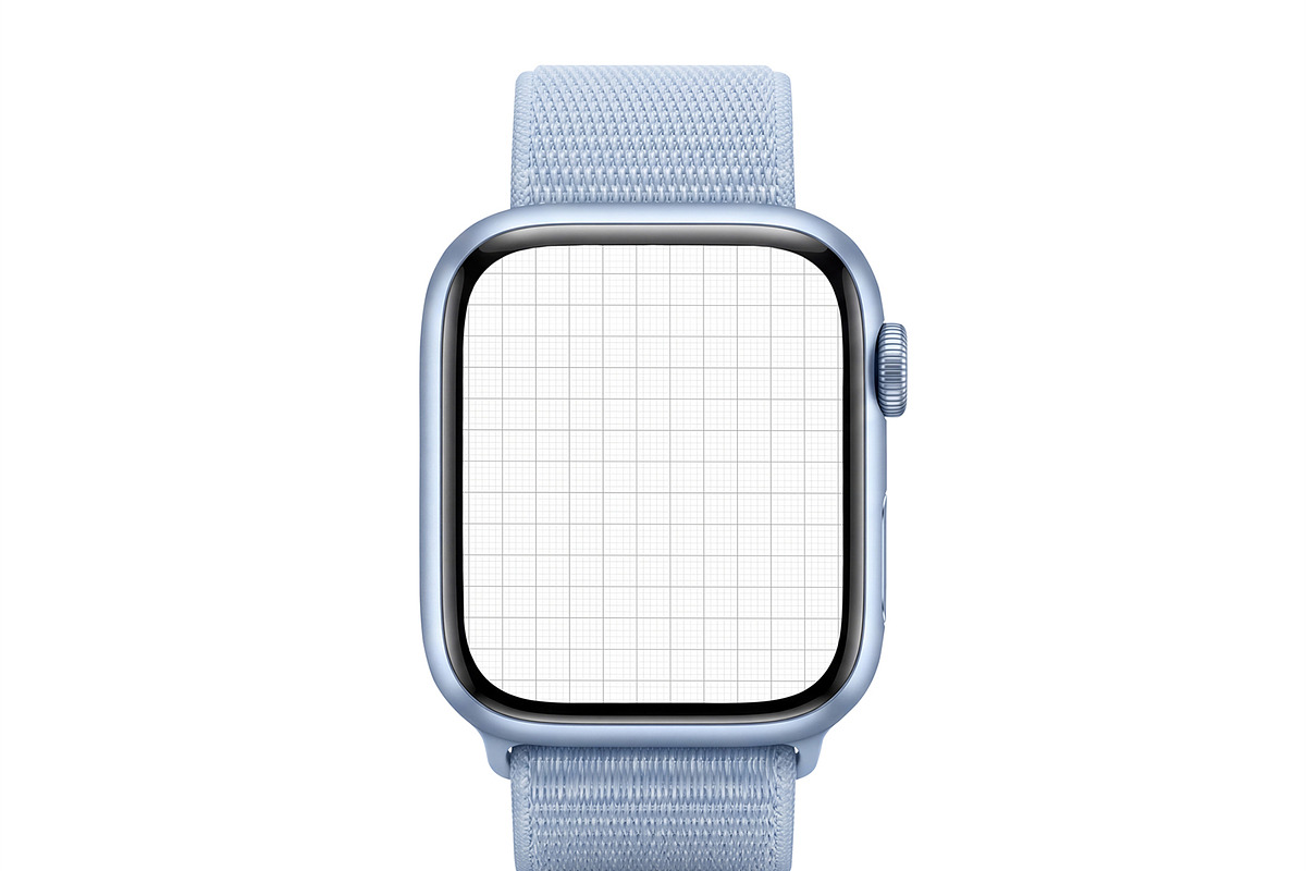 Smart Watch Mockup Template, a Wearable Device Mockup by graphypix (Photo 4 of 4)