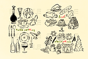 Hand Drawn Christmas Whimsical, a Seasonal Illustration by CraftingOnSunday (Thumbnail 2 of 4)