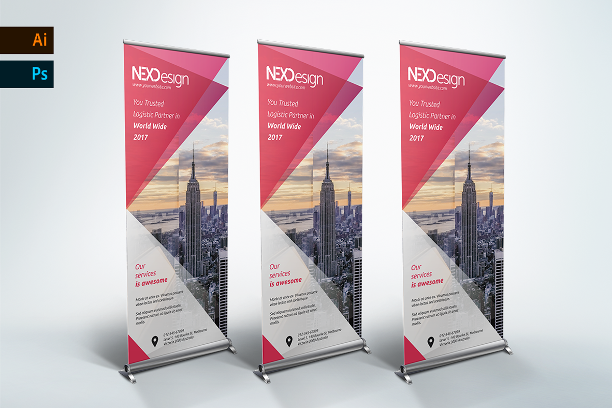 Corporate Roll up Banner - nex, a Marketing Template by UNIK Agency (Photo 5 of 5)