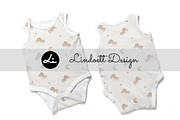 Clouds, moon, and stars pattern, a Pattern Graphic by lindoet23 (Thumbnail 2 of 3)