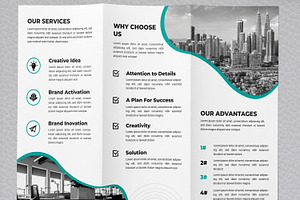 Simple And Elegant Trifold Brochure