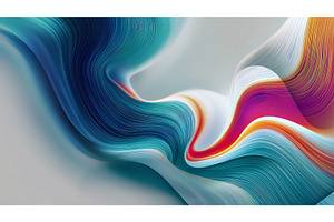 Vibrant Gradient With Colorful, an Illustration by BazziBa♥
