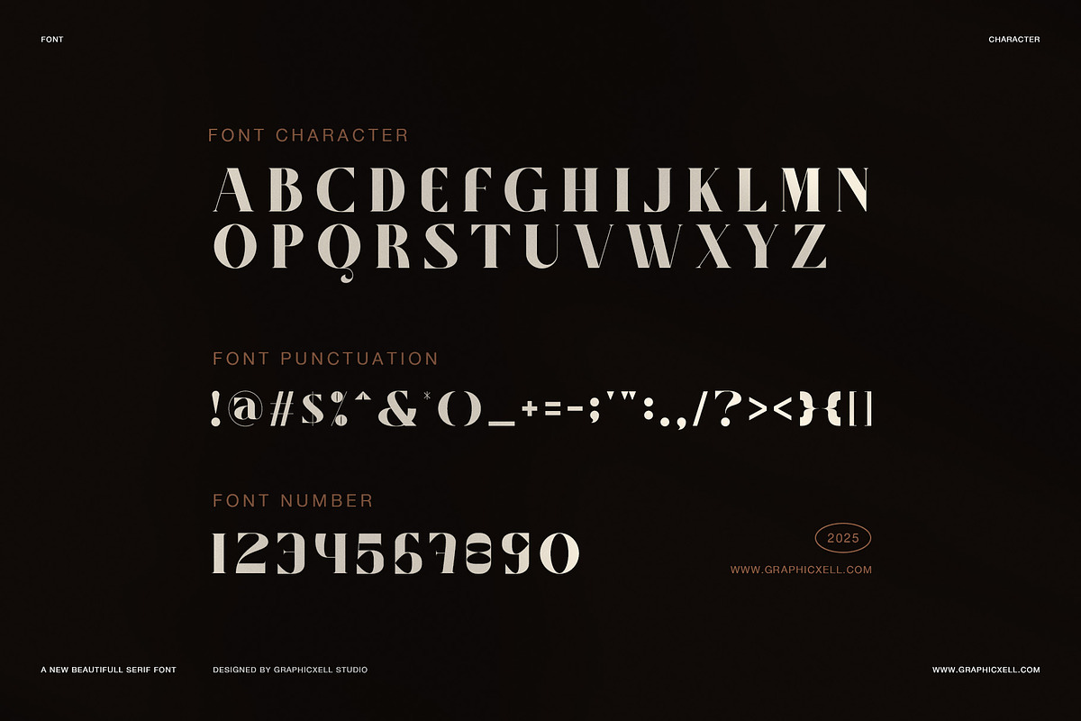 Belinca Display Serif Font, a Serif Font by Graphicxell (Photo 7 of 8)