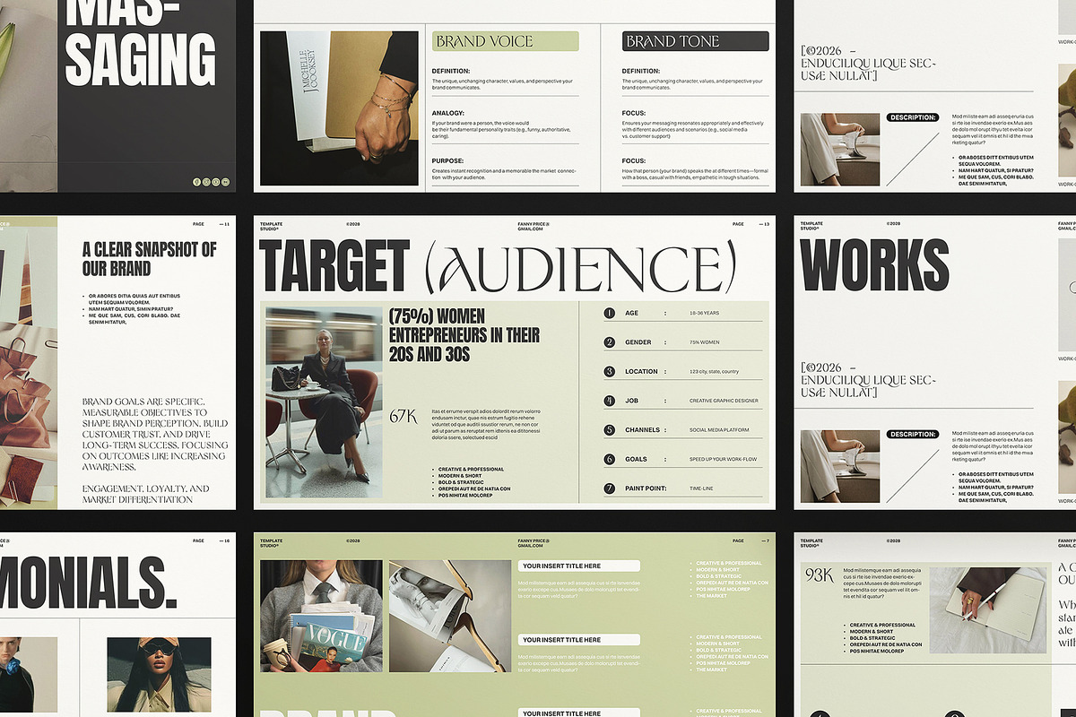 Strategy Presentation Template, a Presentation Template by ArtisanaAura (Photo 5 of 10)