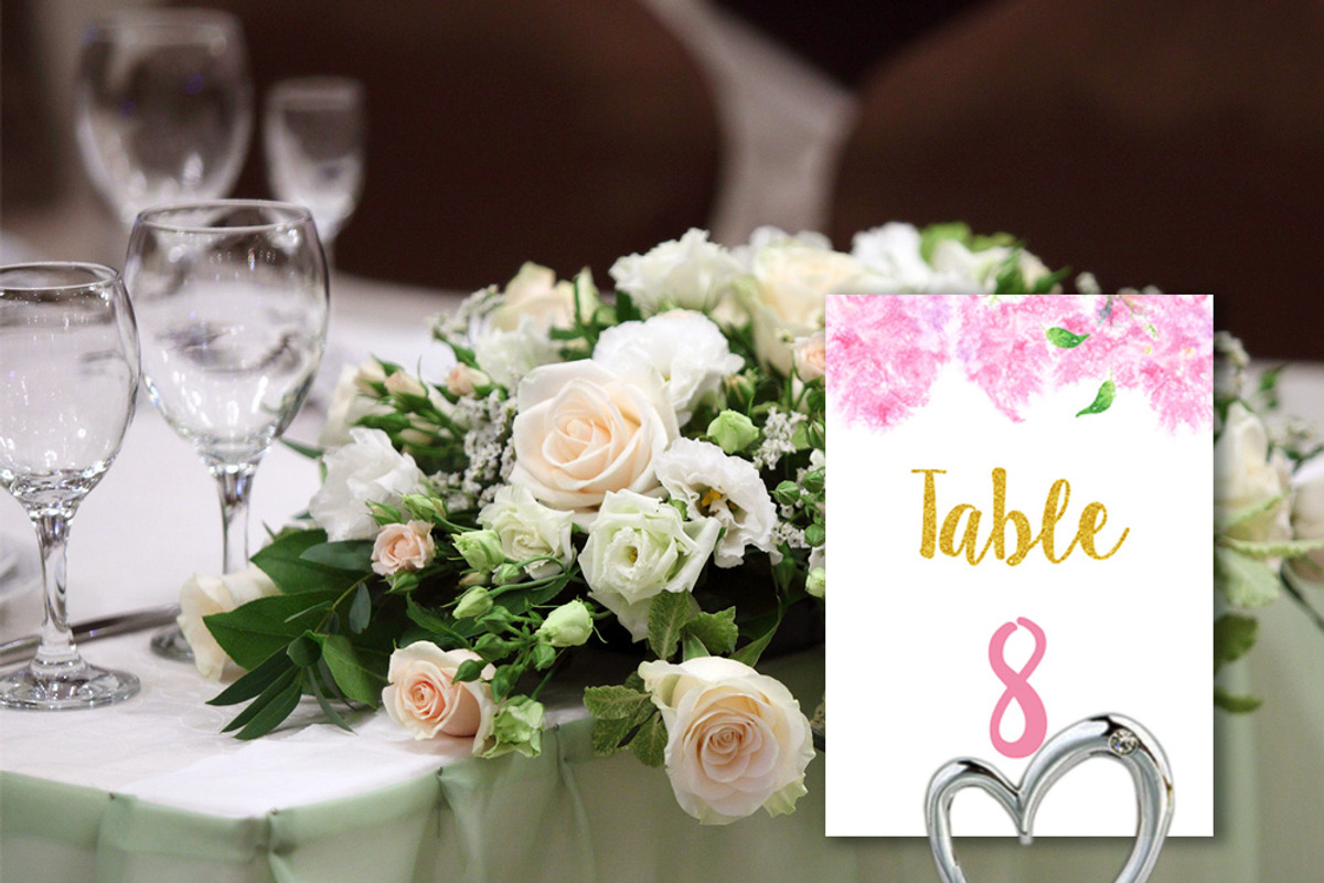 Pink Lilac Watercolor Wedding Suite, a Stationery Template by Love Design (Photo 10 of 14)