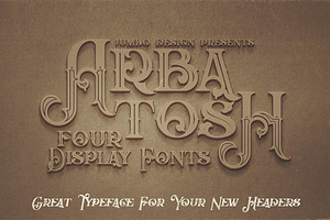 Arbatosh - Display Font