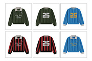 Long Sleeve Polo Jersey Mockup, a Shirt Mockup by Irhasalfahad (Thumbnail 5 of 5)