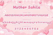 Mother Sahila, a Handwritten Font by Yoga Letter (Thumbnail 5 of 5)