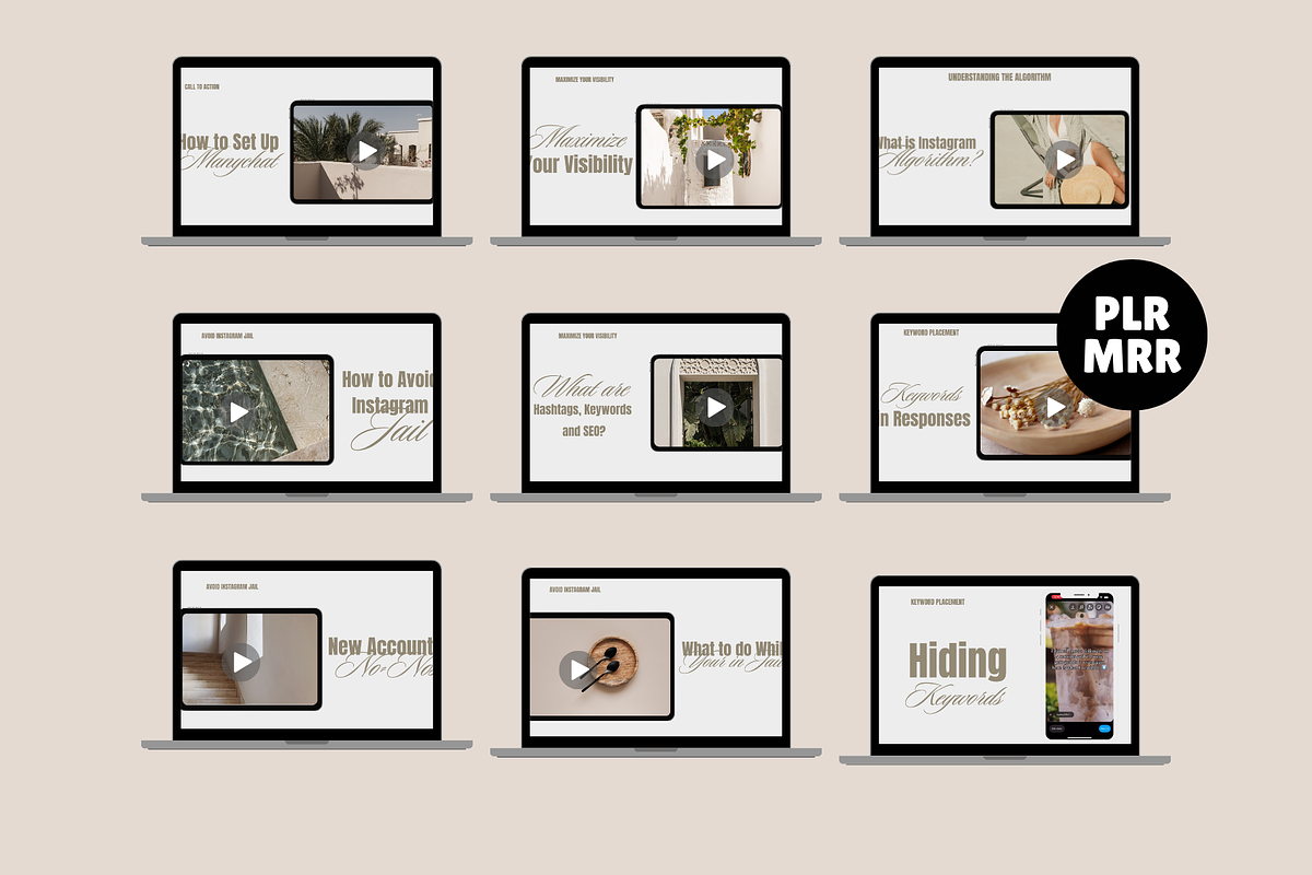 Instagram Strategy Growth Course MRR, a Social Media Template by Design By Hira (Photo 7 of 10)