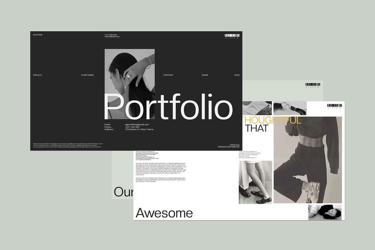 Brand Portfolio Presentation, a Presentation Template by Dream-Lab (Photo 7 of 9)