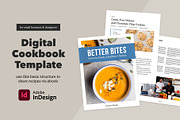 InDesign Digital Cookbook Template, a Brochure Template by Dandymark (Thumbnail 1 of 12)