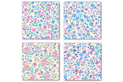 Ditsy Floral Seamless Patterns, a Texture Illustration by Dream Creation (Thumbnail 6 of 6)