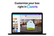 Straight Gable Box Mockup + Template, a Packaging Mockup by Korner (Thumbnail 2 of 12)