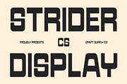 CS Strider – Reverse Contrast Font, a Sans Serif Font by Craft Supply Co. (Thumbnail 1 of 8)