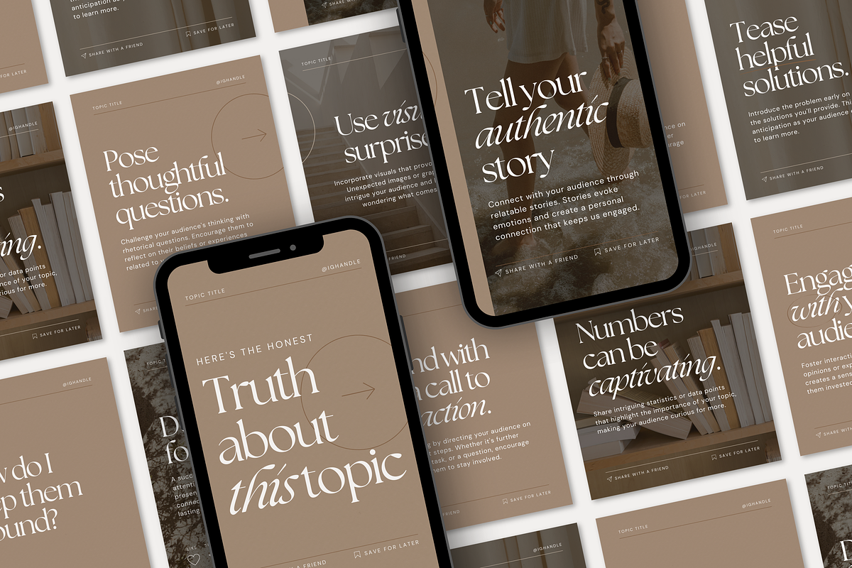 Storyteller Canva Social Template, a Social Media Template by Knead Creative (Photo 4 of 7)