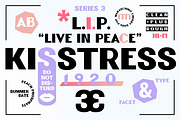 Kisstress | Retro Sans Serif, a Sans Serif Font by Artifact Bazaar (Thumbnail 1 of 10)