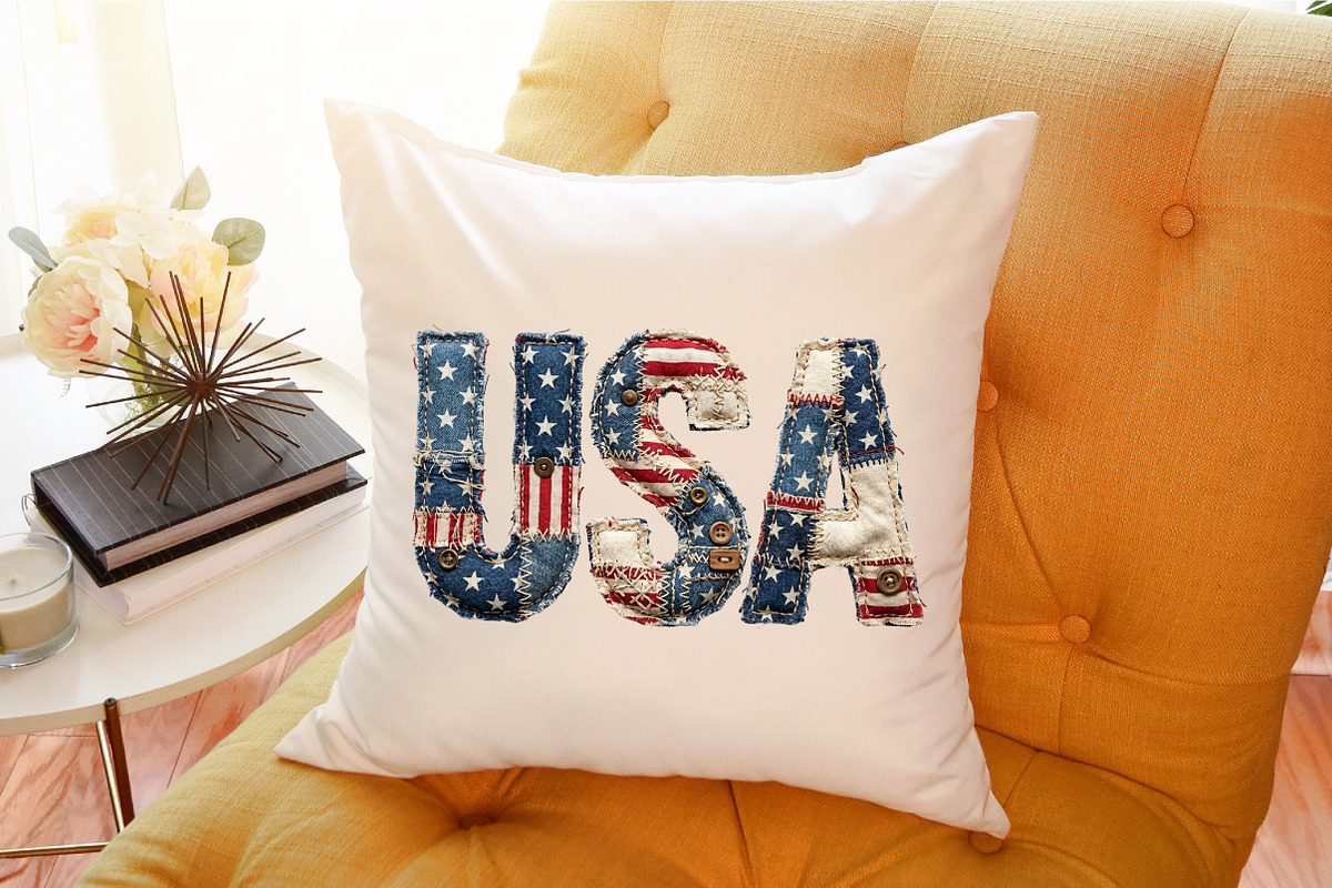 Independence Day USA Patchwork PNG, a Work Illustration by Sublimation Artist (Photo 9 of 9)
