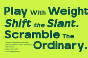 Scramble - Experimental Sans Family, a Sans Serif Font by agnyhasyastudio (Thumbnail 18 of 18)