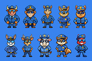 Animal Police Mascot Illustration, an Illustration by Riswan Ratta (Thumbnail 4 of 5)