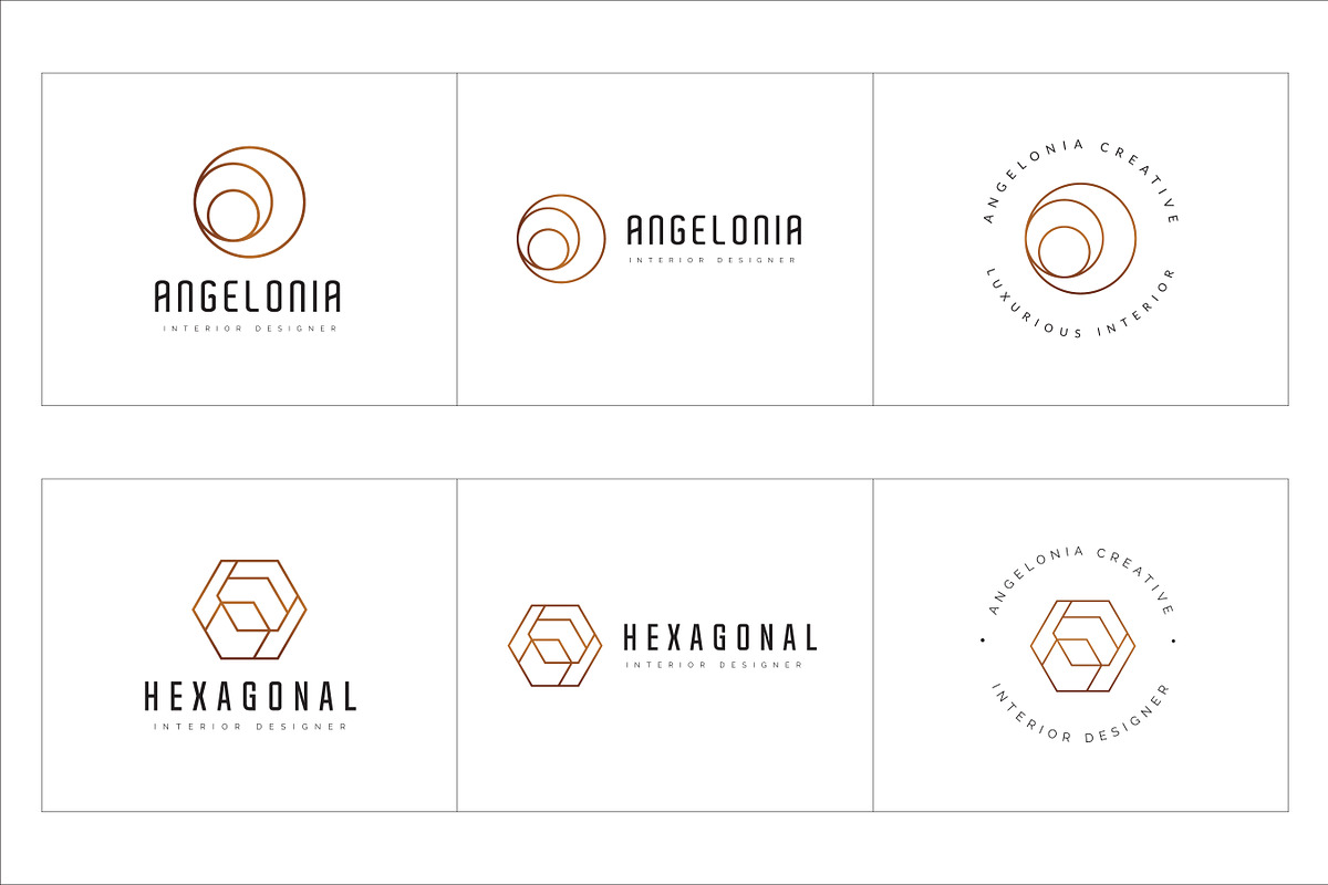 300 Geometric Premade Logo Bundle, a Branding & Logo Template by XpertgraphicD (Photo 14 of 63)
