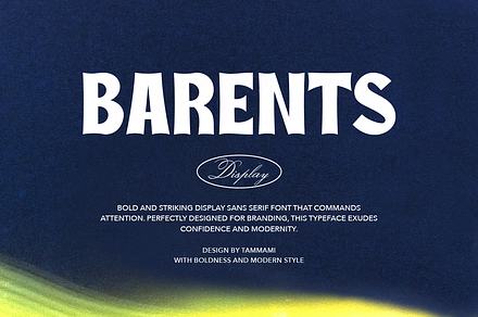 Barents - Bold Sans