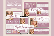 Beauty Influencer Business Kit, a Templates & Theme by Golden Horizons Studio (Thumbnail 2 of 19)