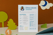 Resume / CV Marketing Analyst V8, a Resume Template by twinstd (Thumbnail 3 of 3)