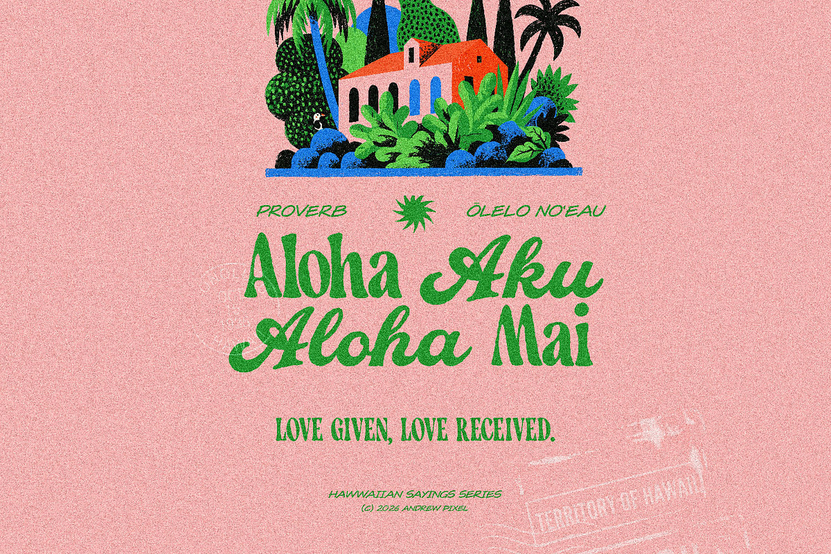 Hello Hawaii Retro Surf Font Trio, a Handwritten Font by AndrewPixelType (Photo 3 of 18)