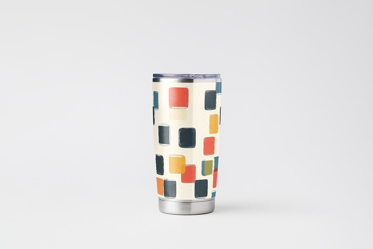 12 Retro Colorblock Seamless Pattern, a Pattern Graphic by Inknfolly (Photo 7 of 7)