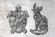 Steampunk illustrations 3. Animals, a Graphic by Steshnikova (Thumbnail 3 of 7)