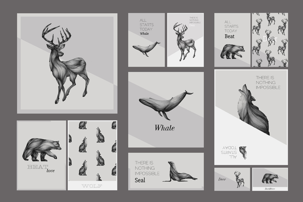 Illustration of animals 04, a Presentation Template by Isbela  (Photo 5 of 5)