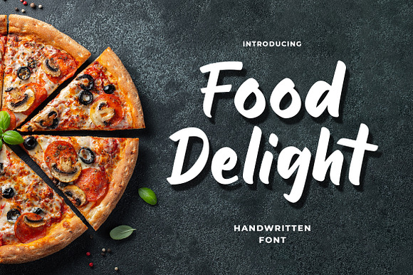 Food Delight Script and Handwritten preview 8