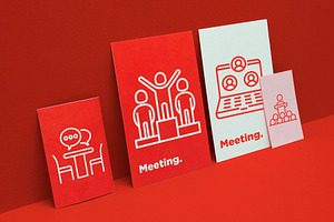 Meeting 16 Thin Line Icons