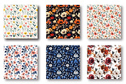 Cottagecore Floral Seamless Pattern, an Illustration by SinaCreation (Thumbnail 2 of 5)