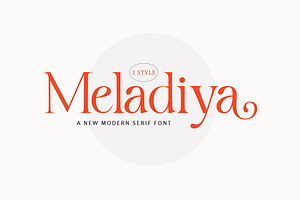 Meladiya Serif Font