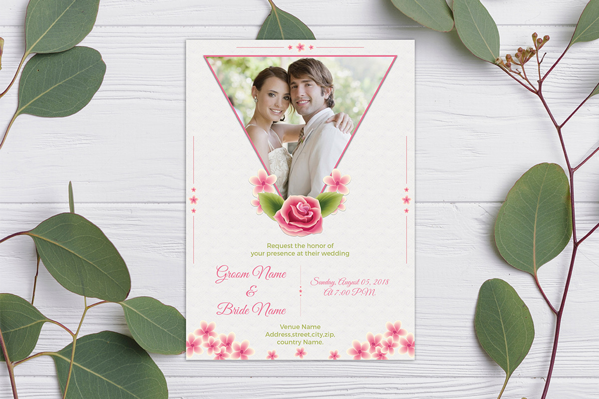 Wedding Invitation Card, an Invitation Template by Rimana_Templatehive (Photo 3 of 5)