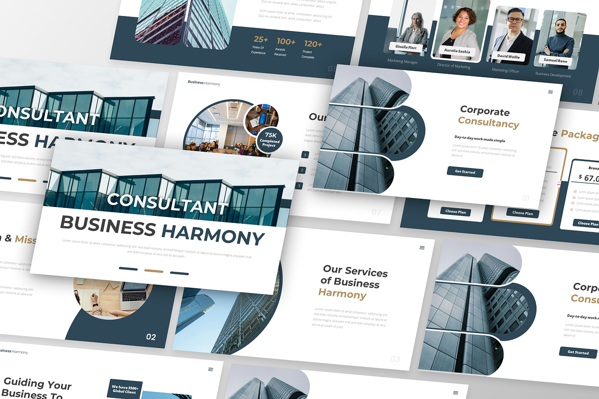 Harmony - Business Consultant, a Presentation Template by GraphauseProject (Photo 4 of 6)