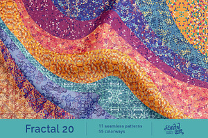 Fractal Patterns 20, a Pattern Graphic by Crystal Line
