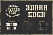 Heavy Force a Sharp Display Font, a Blackletter Font by Blankids Studio (Thumbnail 8 of 9)