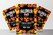 Halloween Party Flyers Bundle, a Flyer Template by AfzaalGraphics (Thumbnail 4 of 19)