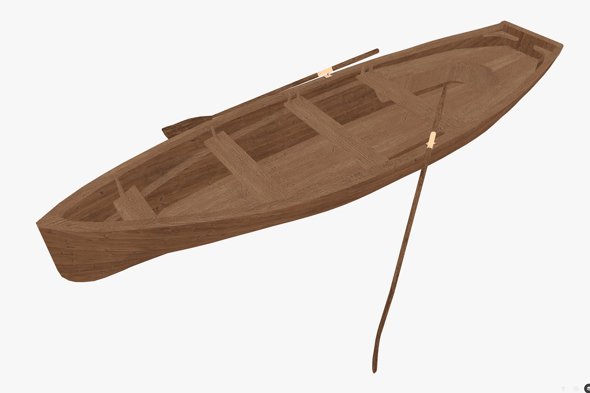 Wooden Boat, a Cars & Vehicle 3D Model by Beatheart Creative Studio (Photo 3 of 12)