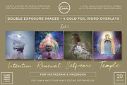 SALE! DOUBLE-EXP & GOLD WORDS SET 3, a Social Media Template by Illumineer Media & Design (Thumbnail 1 of 5)