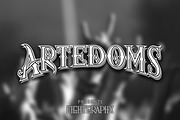 Artedoms, a Blackletter Font by Graphx.unsleep (Thumbnail 3 of 5)