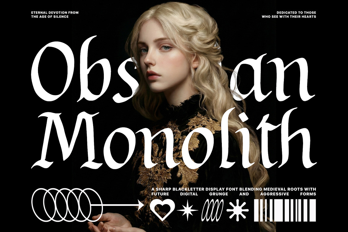 Obsidian Monolith Modern Fantasy, a Handwritten Font by supfonts (Photo 1 of 8)