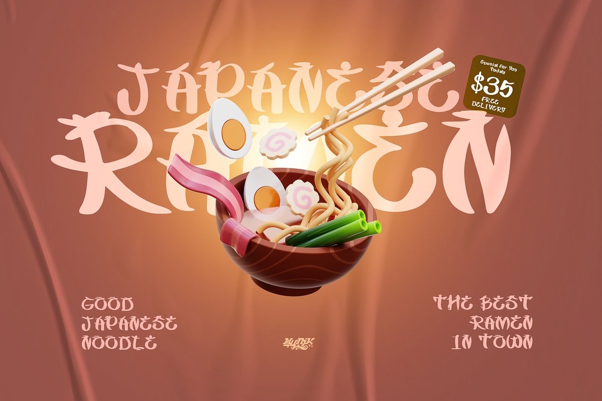 LAPAK BAKPAO, a Handwritten Font by MUNIK STUDIO 3D (Photo 2 of 8)