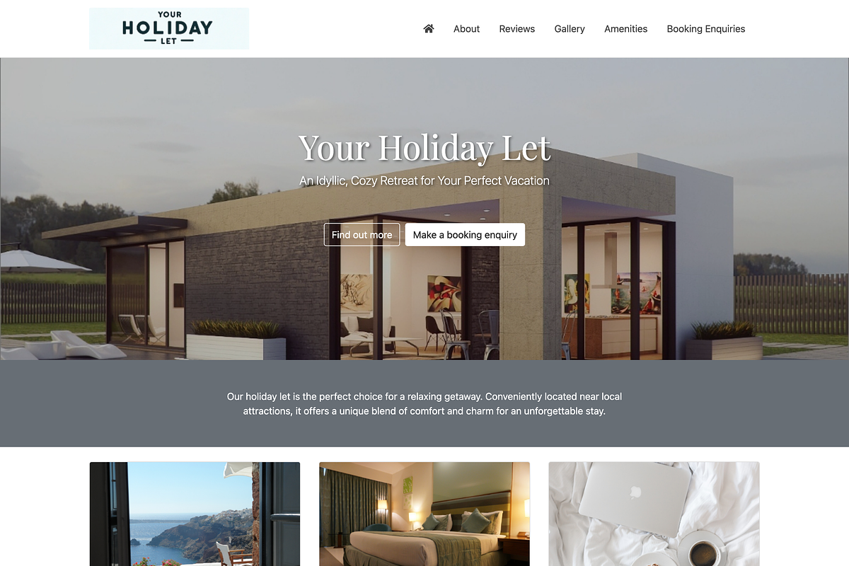 B&B/Guest Home HTML Template, a HTML Template by Darweish Designs (Photo 1 of 4)