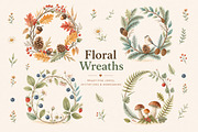 Woodland Animals Watercolor Clipart, an Object Graphic by AnnMsl Lab (Thumbnail 6 of 7)