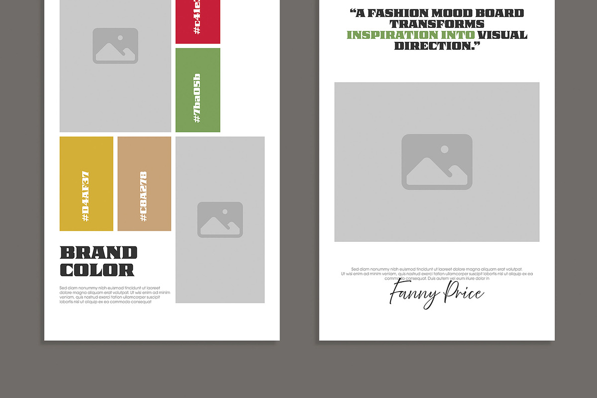 Elegant Fashion Mood Board Design, a Social Media Template by MightyDesign (Photo 7 of 10)