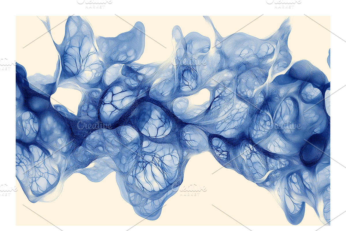 Bimo Co. 3 · Blue Organic Textures, a Texture Illustration by milatovar (Photo 17 of 24)